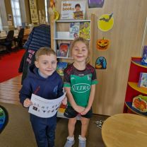 Halloween Fun at Newtownstewart Library